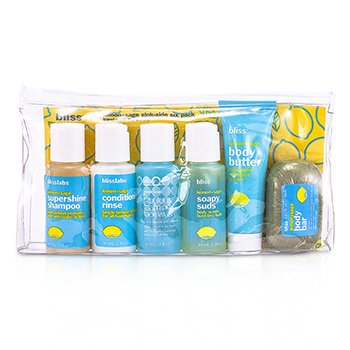 Lemon & Sage Sinkside Six Pack: Manteiga p/ o corpo+Sabonetey Sap+Shampoo+Condicionador+Face Wash+Sabonete
