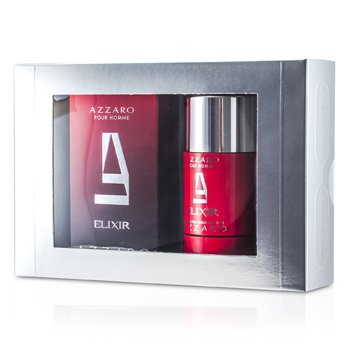 Caixa Azzaro: Elixir Eau De Toilette Spray 50ml/1.7oz + Desodorante em bastão 75ml/2.7oz