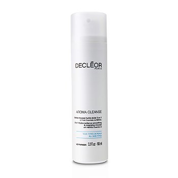 Loção de limpeza Aroma Cleanse 3 em 1 Hydra-Radiance Smoothing & Cleansing Mousse