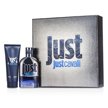 Kit Just Cavalli Him (Nova Embalagem): Eau De Toilette Spray 50ml/1.7oz + Sabonete Liquido 75ml/2.5oz