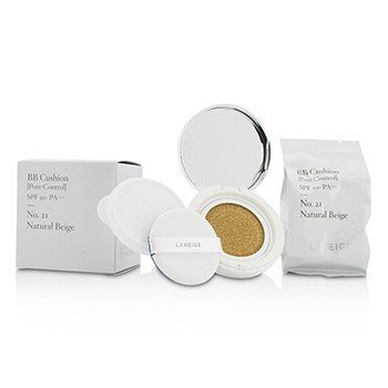 BB Cushion Foundation (Pore Control) SPF 50 With Extra Refill - # 21 Natural Beige