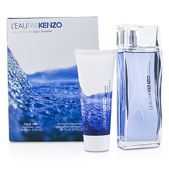 L'Eau Par Kenzo Coffret: Eau De Toilette Spray 100ml/3.4oz + Hair & Body Shampoo 75ml/2.5oz