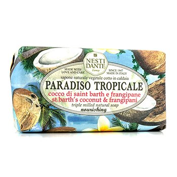 Paradiso Tropicale Triple Milled Natural Soap - St. Barth's Coconut & Frangipani
