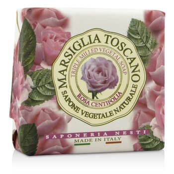 Sabonete Vegetal Tripla Moagem Marsiglia Toscano - Rosa Centifolia