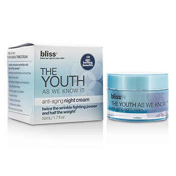 The Youth As We Know It Anti-Aging Night Cream (Box Slightly Damaged)
