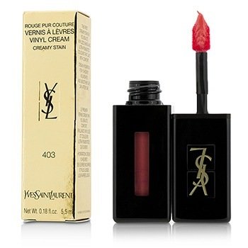 Rouge Pur Couture Vernis A Levres Vinyl Cream Creamy Stain - # 403 Rose Happening