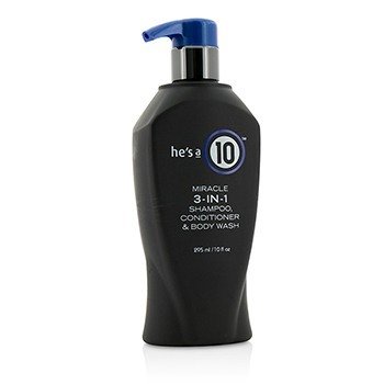He's A 10 Miracle 3-In-1 Shampoo, Conditioner & Body Wash