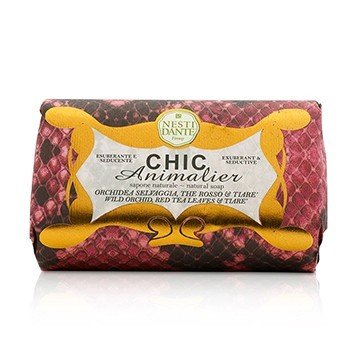 Chic Animalier Natural Soap - Wild Orchid, Red Tea Leaves & Tiare