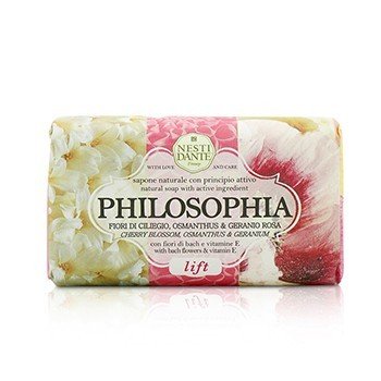 Philosophia Natural Soap - Lift - Cherry Blossom, Osmanthus & Geranium With Bach Flowers & Vitamin E