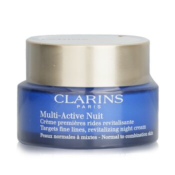Clarins Multi-Active Night Targets Creme de noite revitalizante para linhas finas - para pele normal a mista