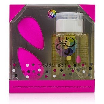 Two BB Clean Kit (2x BeautyBlender, 1x Liquid BlenderCleanser 150ml/5oz) - Original (Pink)