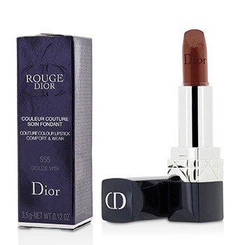 Rouge Dior Couture Colour Comfort & Wear Lipstick - # 555 Dolce Vita (Box Slightly Damaged)