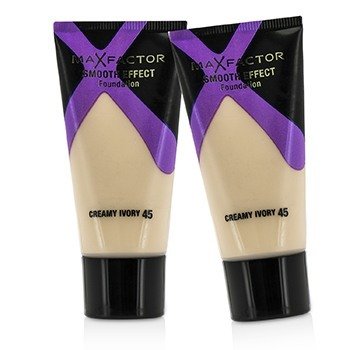 Smooth Effect Foundation Duo Pack - #45 Creamy Ivory