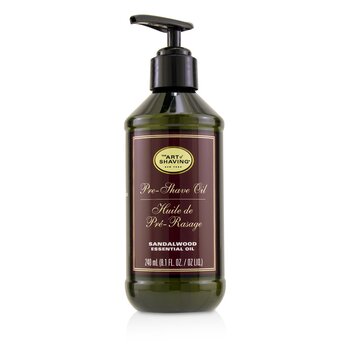 Pre-Shave Oil - Sandalwood Essential Oil (With Pump)