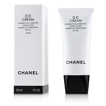 Chanel CC Cream Super Active Correção Completa FPS 50 # 40 Bege