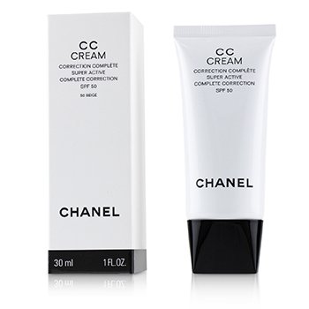 Chanel CC Cream Super Active Correção Completa FPS 50 # 50 Bege