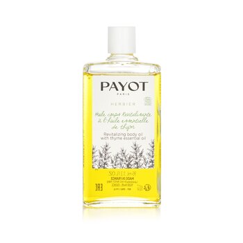 Payot Herbier Óleo corporal revitalizante orgânico com óleo essencial de tomilho