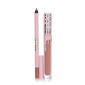 Kylie Por Kylie Jenner Matte Lip Kit: Matte Liquid Lipstick 3ml + Lip Liner 1.1g - # 802 Candy K Matte