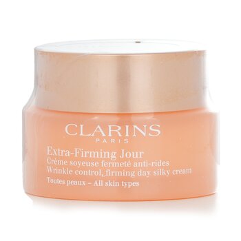 Clarins Extra Firming Jour Wrinkle Control, Firming Day Silky Cream (todos os tipos de pele)