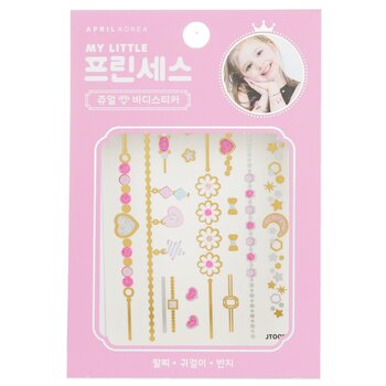 abril coreia Princess Jewel Body Sticker - # JT001K