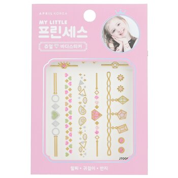 abril coreia Princess Jewel Body Sticker - # JT006K