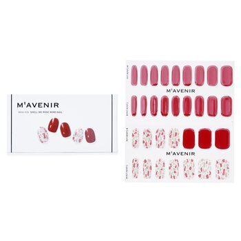 Nail Sticker (Red) - # Shell We Rose Wine Nail