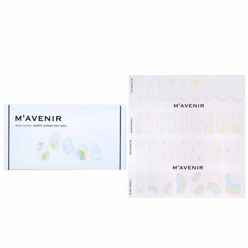 Mavenir Nail Sticker (White) - # Happy Sunny Day Nail