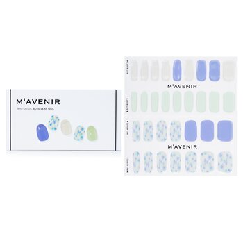 Mavenir Nail Sticker (Blue) - # Blue Leaf Nail