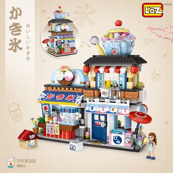 Loz LOZ Mini Blocks - Japanese Shaved Ice Shop Building Bricks Set