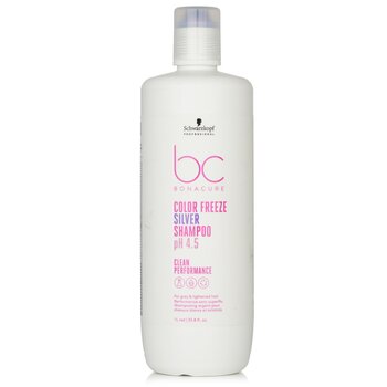 BC Bonacure pH 4.5 Color Freeze Silver Shampoo (For Grey & Lightened Hair)