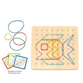Tooky Toy Company Rubber Band Geoboard