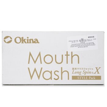 Okina Mouthwash Long Spin-Mint(Blue) - 14ml x 100 Capsules