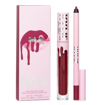 Kylie Por Kylie Jenner Matte Lip Kit: Matte Liquid Lipstick 3ml + Lip Liner 1.1g - # 403 Bite Me