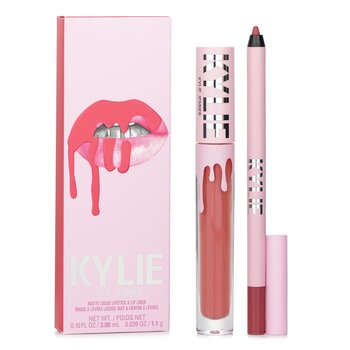 Kylie Por Kylie Jenner Matte Lip Kit: Matte Liquid Lipstick 3ml + Lip Liner 1.1g - # 704 Sweater Weather