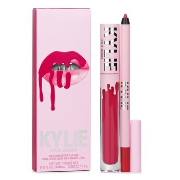 Kylie Por Kylie Jenner Matte Lip Kit: Matte Liquid Lipstick 3ml + Lip Liner 1.1g - # 503 Bad Lil Thing