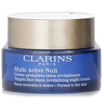 Clarins Multi Active Night Targets Fine Lines Revitalizing Night Cream (For Normal to Dry Skin)
